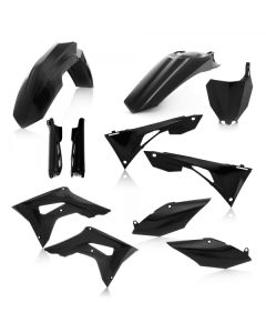 Acerbis Black Plastic Kit - Honda CRF 250 450 19-20