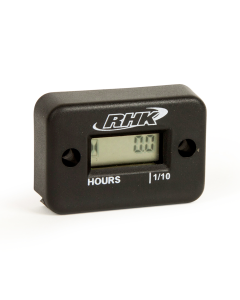 RHK Black Hour Meter - Includes Free Mounting Bracket