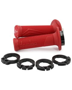 DOMINO GRIPS MX D100 D-LOCK ON 4T RED