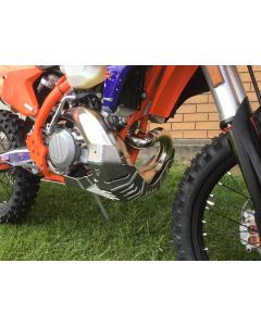 KTM 250/300 EXC 2017 – 2019 & TPI / Husqvarna TE 250 / 300 2017 – 2019 Force Bashplate with Pipe Guard