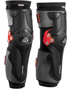 ACERBIS KNEE GUARD X-STRONG BLACK RED