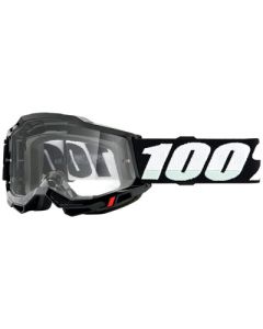 100% Youth Accuri 2 Goggle  Black Frame/Clear Lens